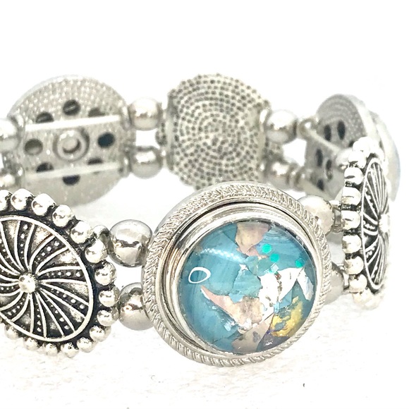 Charms snap bracelet 4x20mm Handmade snaps SB20 - Picture 1 of 6